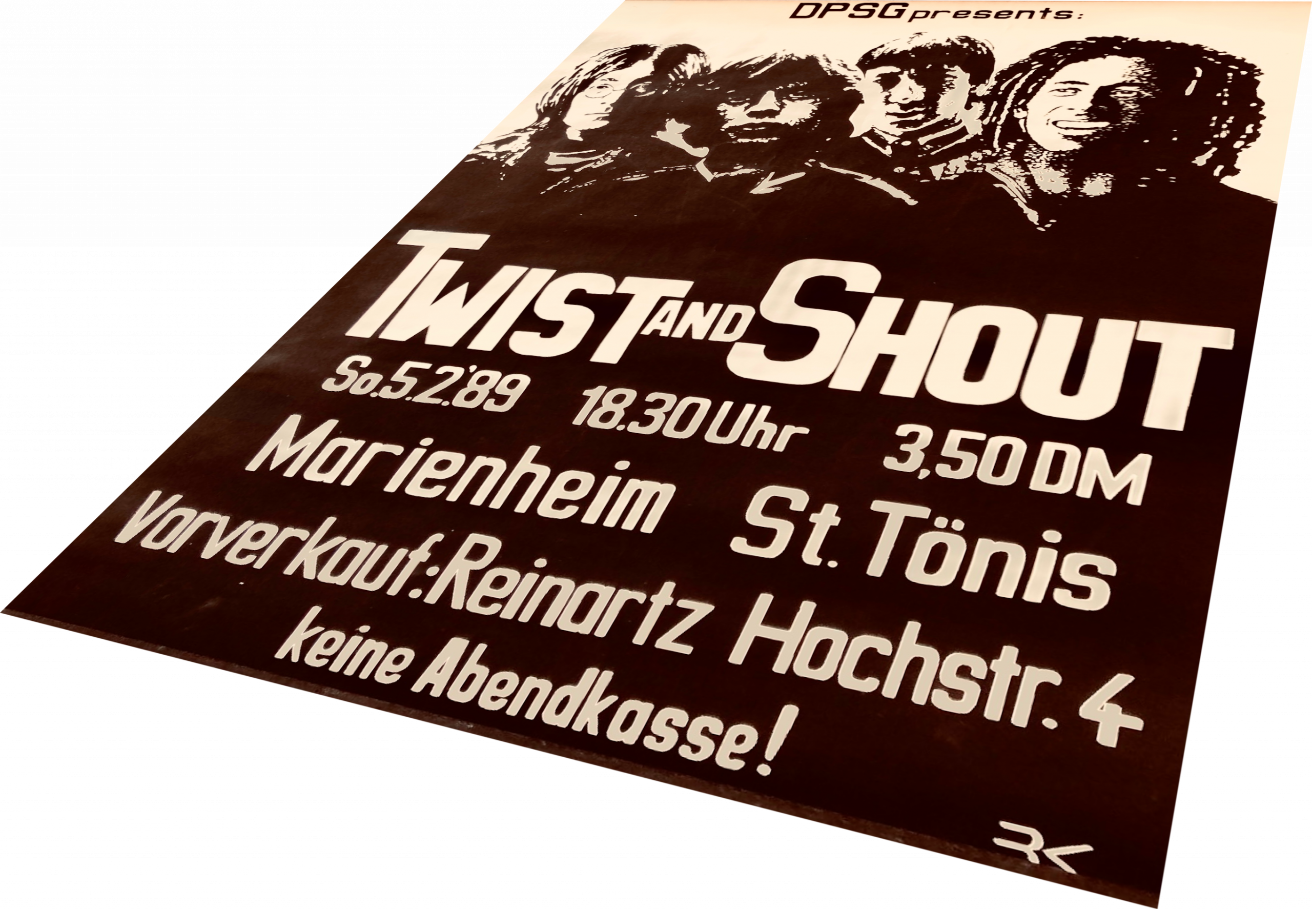 Plakat Twist & Shout von 1989